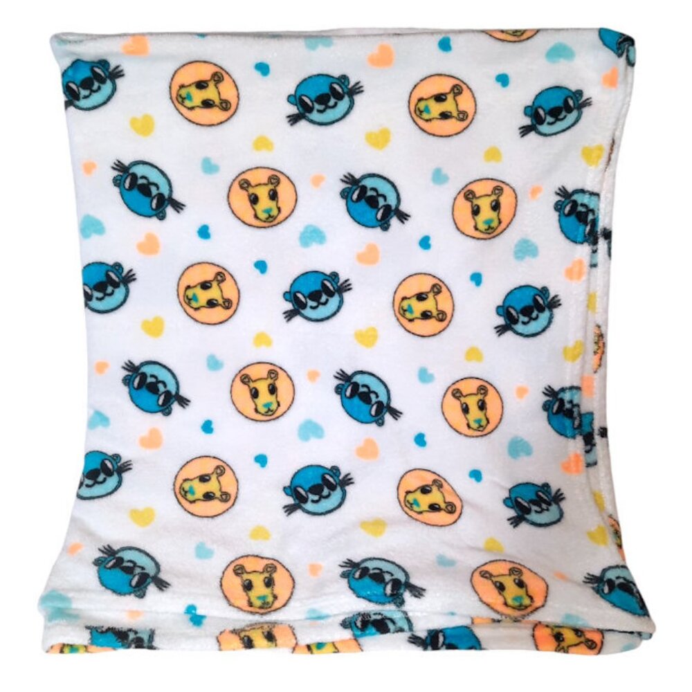 2019 Gertex Giraffe Otter Heart Lovey Security Blanket 49" X 51"